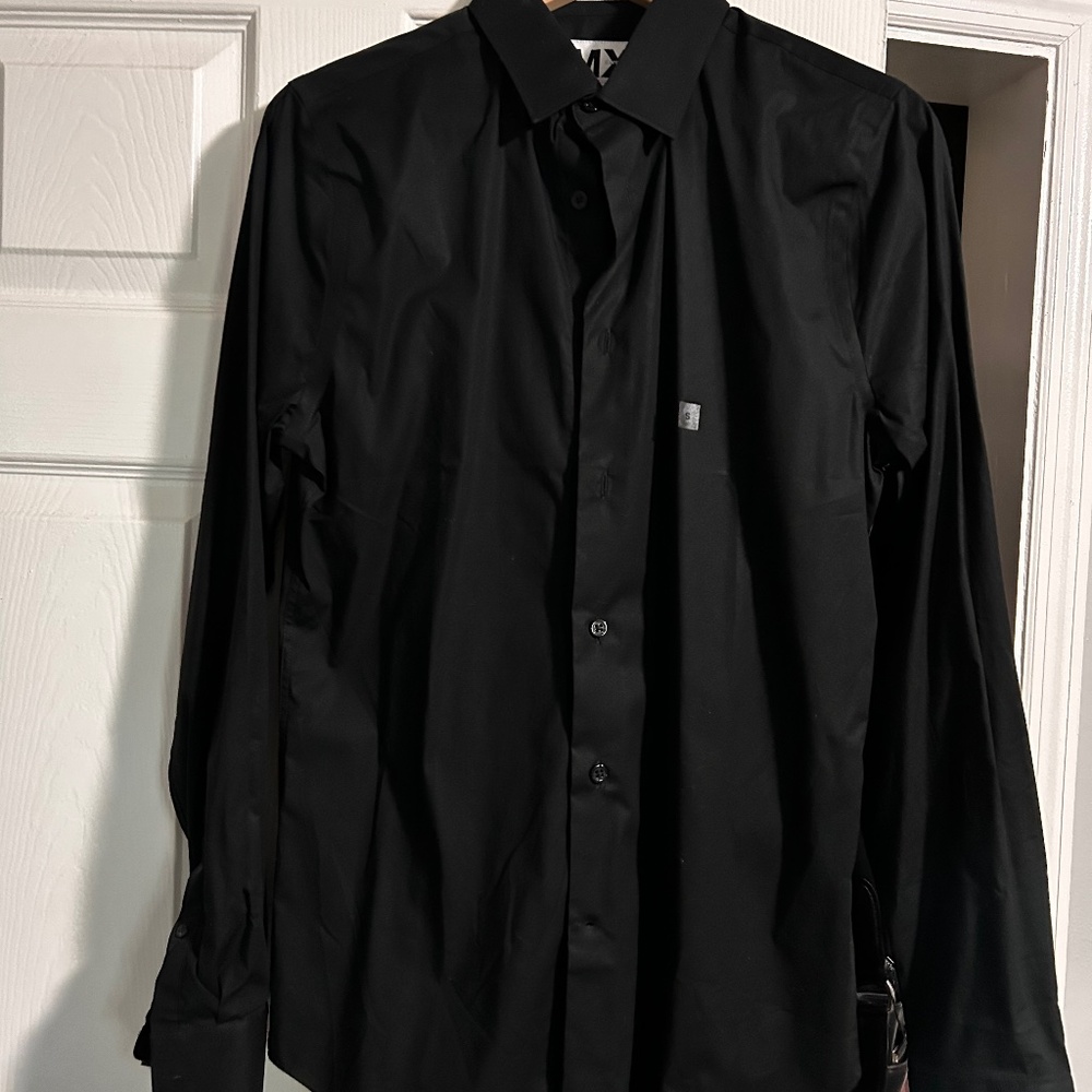 Black dress shirt